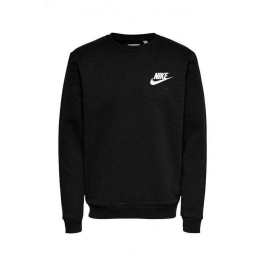 Ανδρικο Φούτερ λαιμοκοψη nike μαυρο Ανδρικο Φούτερ λαιμοκοψη nike μαυρο