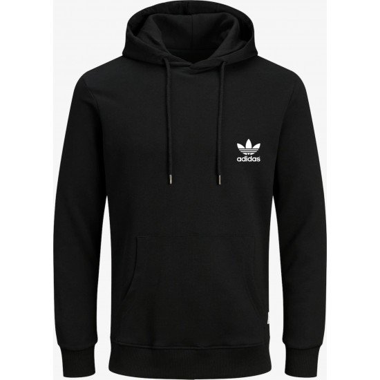 Ανδρικο Φούτερ Adidas Trefoild Hooded Μαύρο Ανδρικο Φούτερ Adidas Trefoild Hooded Μαύρο