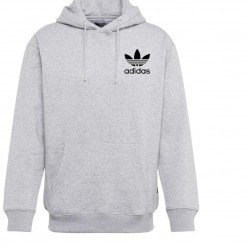 ΑΝΔΡΙΚΟ ΦΟΥΤΕΡ ADIDAS TREFOILD ΓΚΡΙ ME ΚΟΥΚΟΥΛΑ