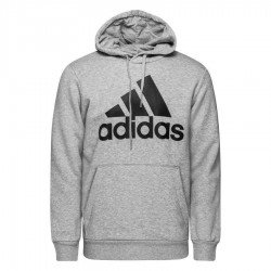 Φουτερ με κουκουλα γκρι Adidas