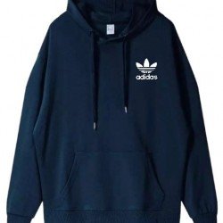ΑΝΔΡΙΚΟ ΦΟΥΤΕΡ ADIDAS TREFOILD MΠΛΕ ΣΚΟΥΡΟ ME ΚΟΥΚΟΥΛΑ
