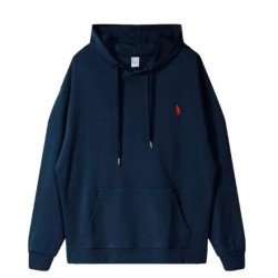 ΑΝΔΡΙΚΟ ΦΟΥΤΕΡ POLO RALPH LAUREN MΠΛΕ ΣΚΟΥΡΟ ME ΚΟΥΚΟΥΛΑ