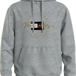 Φουτερ με κουκουλα γκρι Tommy Hilfiger New York big logo